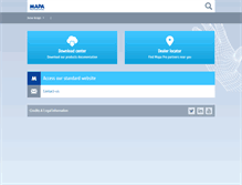 Tablet Screenshot of mapa-pro.pl